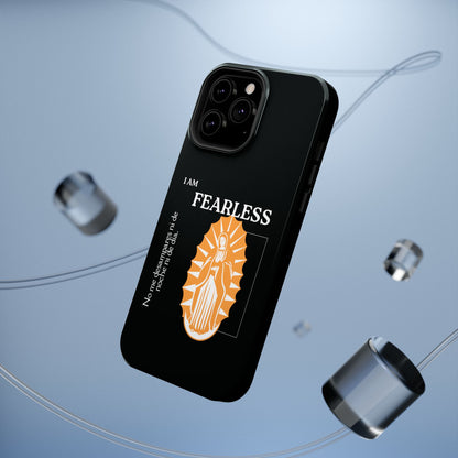 Fearless Impact-Resistant Phone Case, Protective Cover, Inspirational Gift, Unique Design, Motivational Cell Phone Case