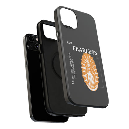 Fearless Impact-Resistant Phone Case, Protective Cover, Inspirational Gift, Unique Design, Motivational Cell Phone Case