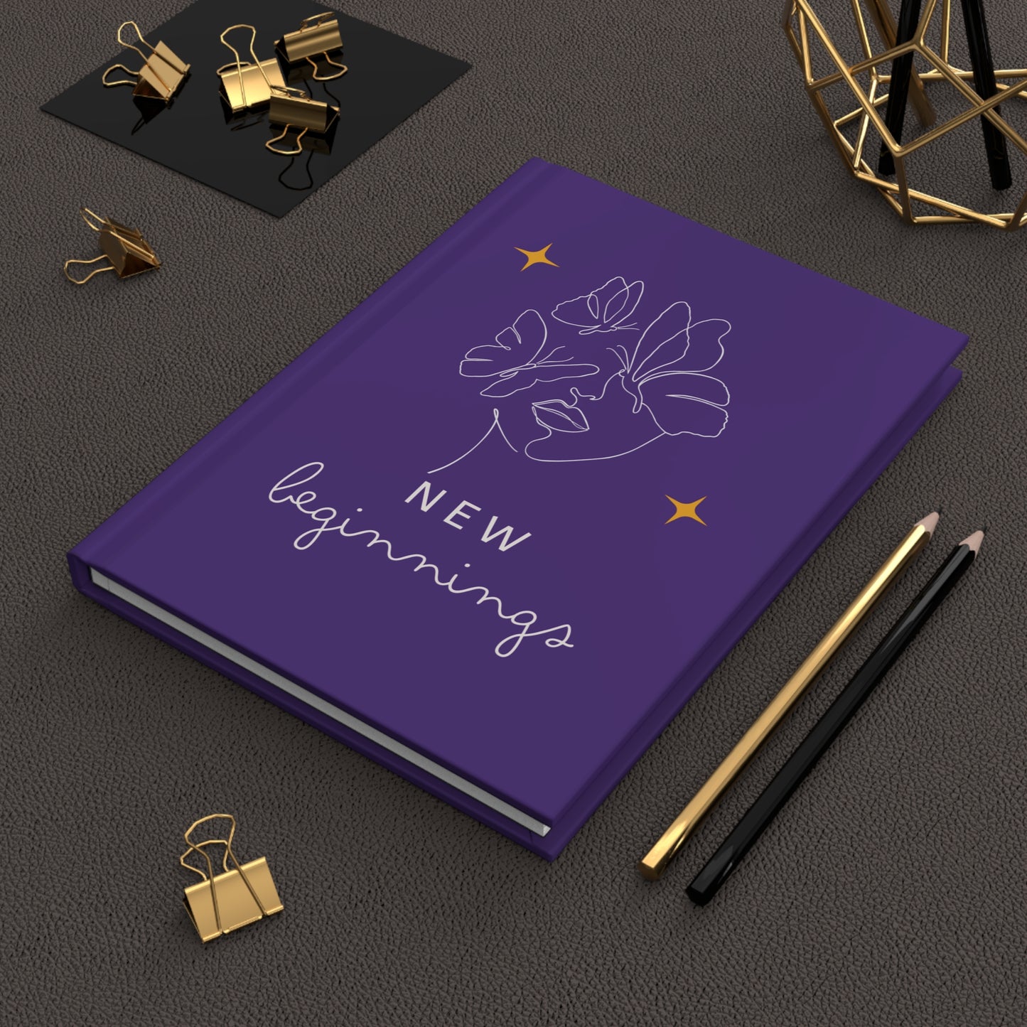 Hardcover Journal - New Beginnings