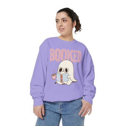 Booked Ghost with Coffee Sweatshirt