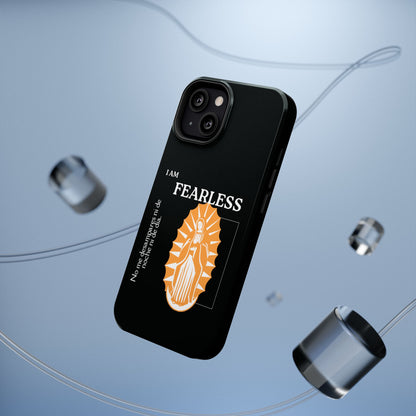 Fearless Impact-Resistant Phone Case, Protective Cover, Inspirational Gift, Unique Design, Motivational Cell Phone Case