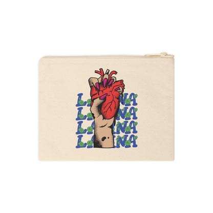Zipper Pouch - Latina Heart Design