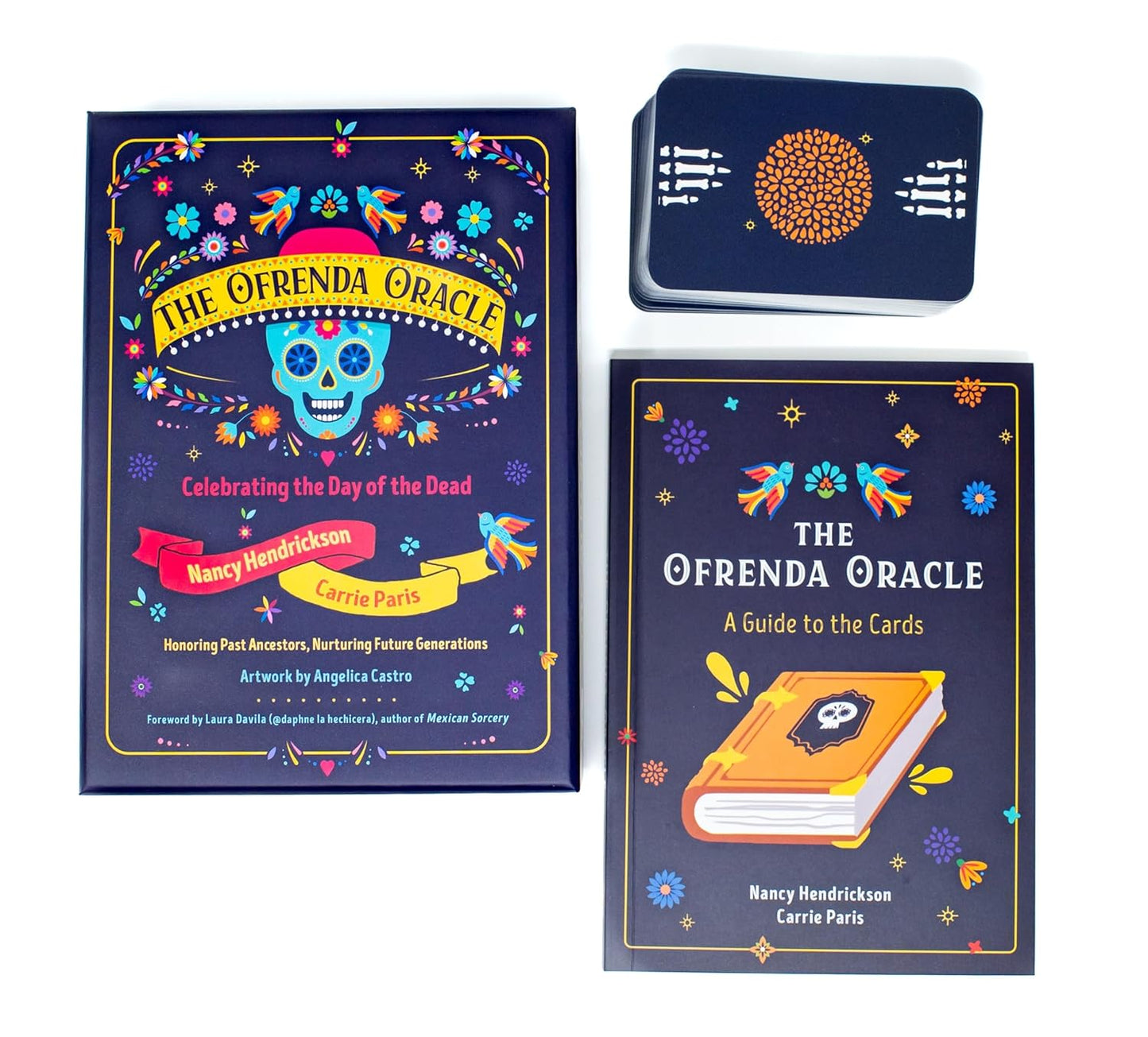 The Ofrenda Oracle: Celebrating the Day of the Dead/Celebrando el Día de Muertos (60 Full-Color Cards and 136-Page Guidebook)