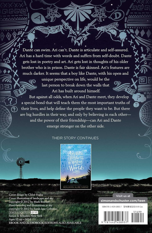 Aristotle and Dante Discover the Secrets of the Universe by Benjamin Alire Sáenz