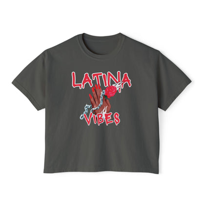 Latina Vibes Women's Boxy Tee – Bold, Stylish & Empowering