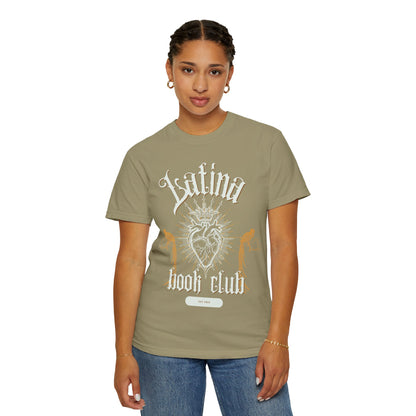 Latina Book Club T-shirt with Heart Anatomy Design