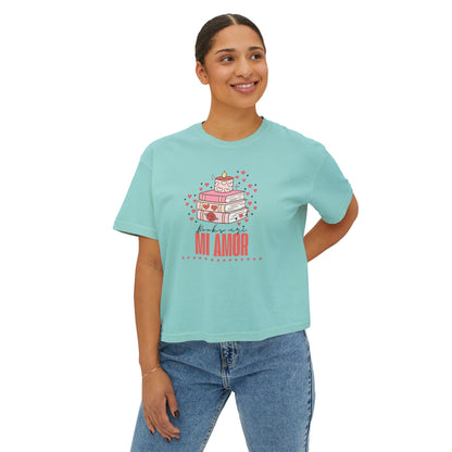 Books Are Mi Amor Boxy Tee
