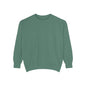 Bookish Latino Garment-Dyed Sweatshirt with Candles and Books Design