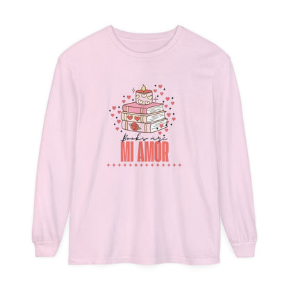 Books Are Mi Amor Unisex Long Sleeve T-Shirt