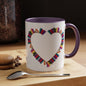 Mug Big Heart Made of Books Coffee Mug (11, 15oz)