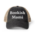 Bookish Mami- Women's Washed Mesh-Back Cap
