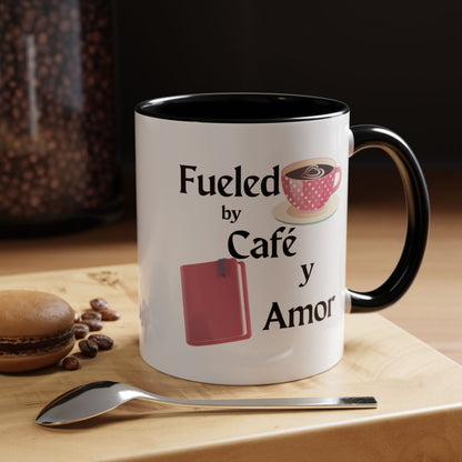 Coffee Lover Mug 11oz - Fueld by café y amor