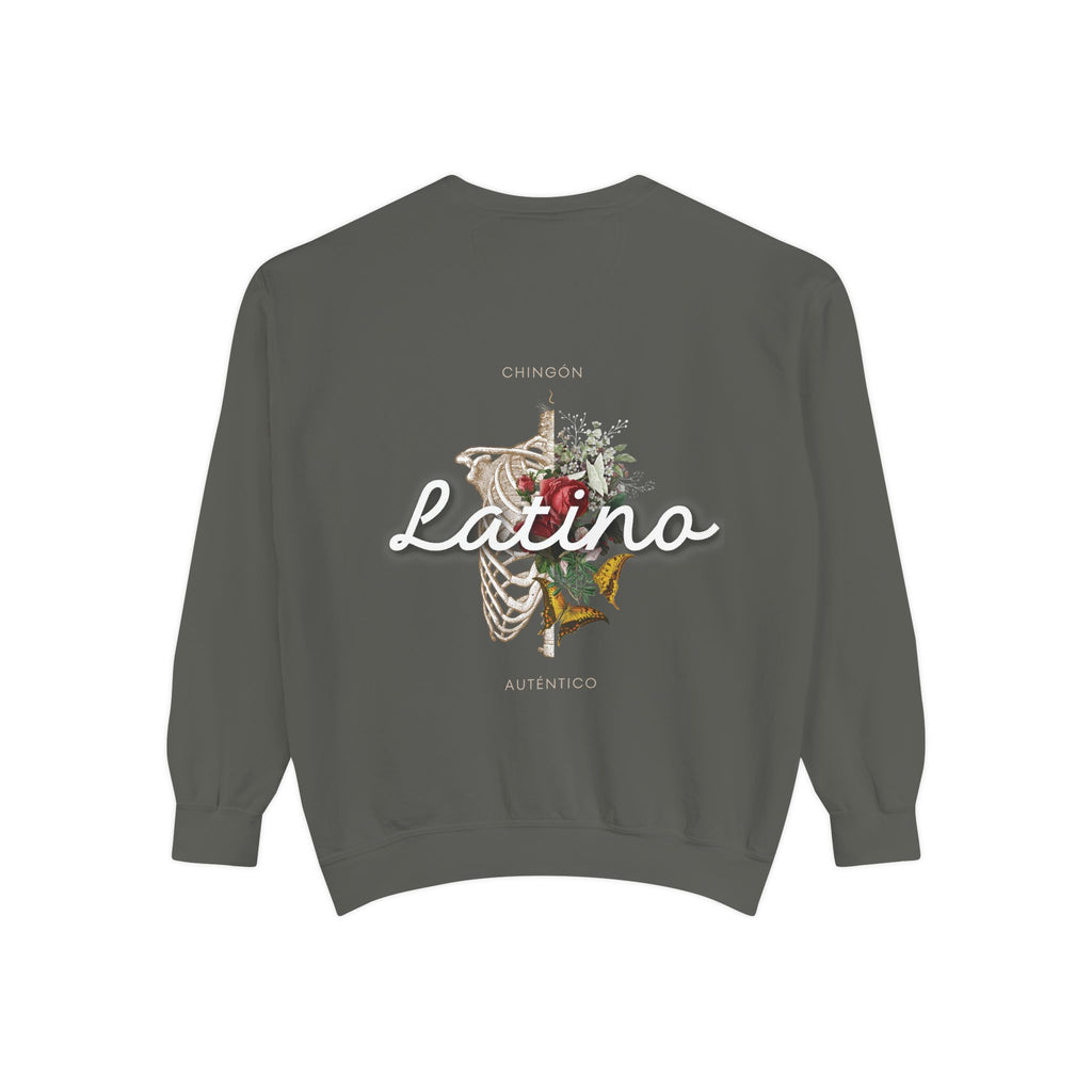 Sweatshirt - Chingon Latino Calavera Heart Design