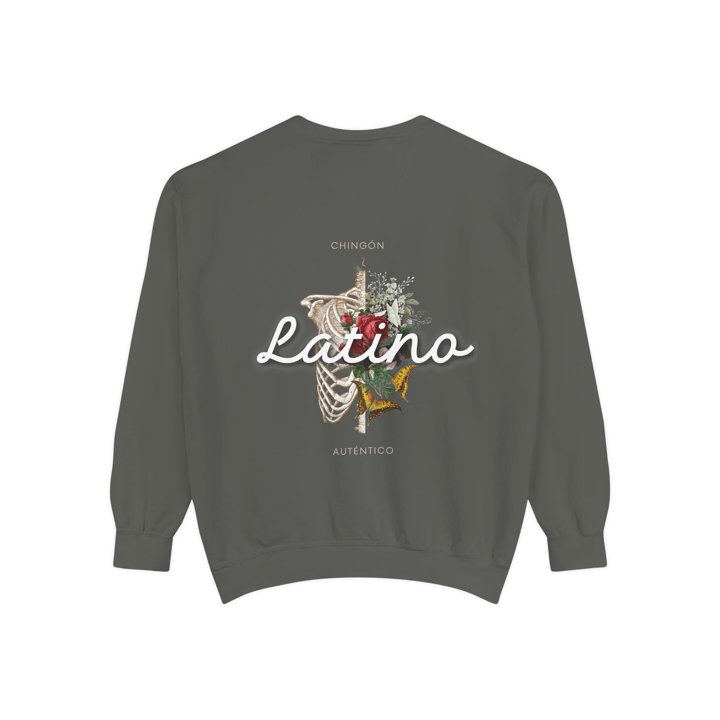 Sweatshirt - Chingon Latino Calavera Heart Design