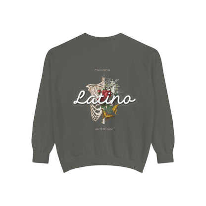 Sweatshirt - Chingon Latino Calavera Heart Design