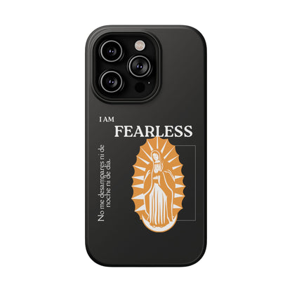 Fearless Impact-Resistant Phone Case, Protective Cover, Inspirational Gift, Unique Design, Motivational Cell Phone Case