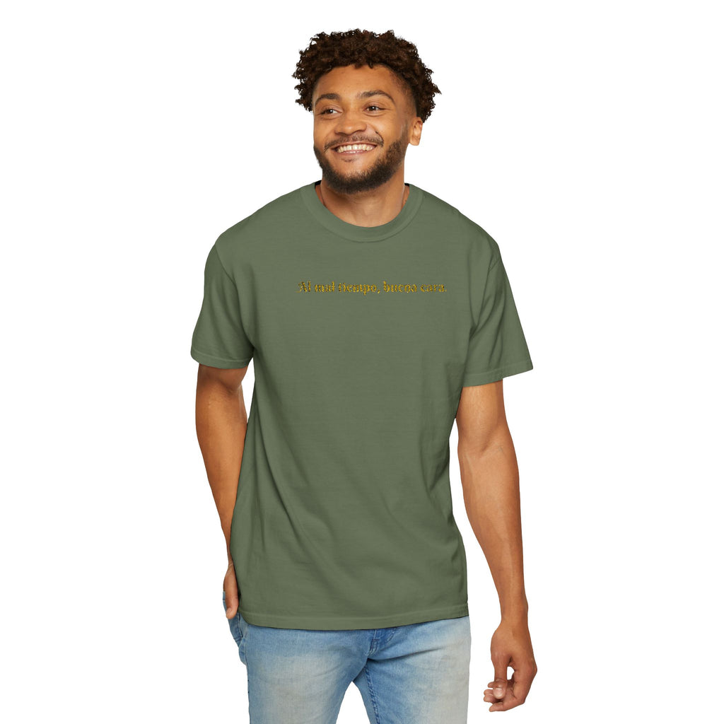 Embroidered Unisex T-shirt - Al mal tiempo, buena cara