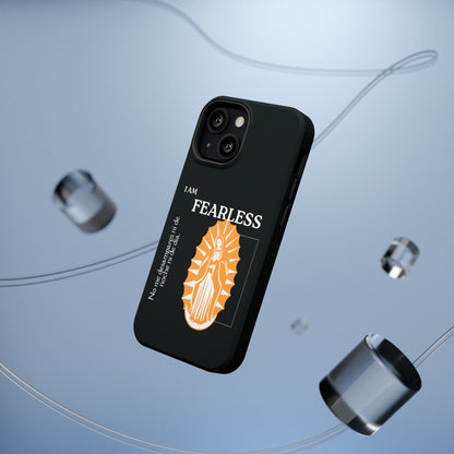 Fearless Impact-Resistant Phone Case, Protective Cover, Inspirational Gift, Unique Design, Motivational Cell Phone Case