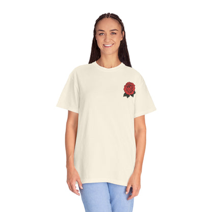 Skull and Roses Tshirt - Amor Eterno Design