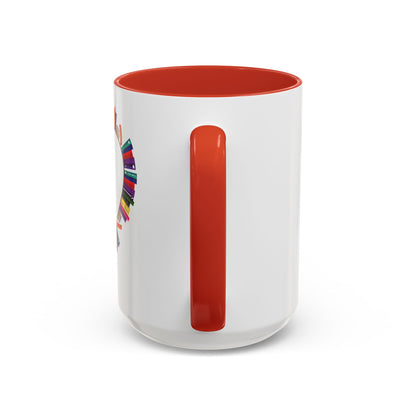 Mug Big Heart Made of Books Coffee Mug (11, 15oz)