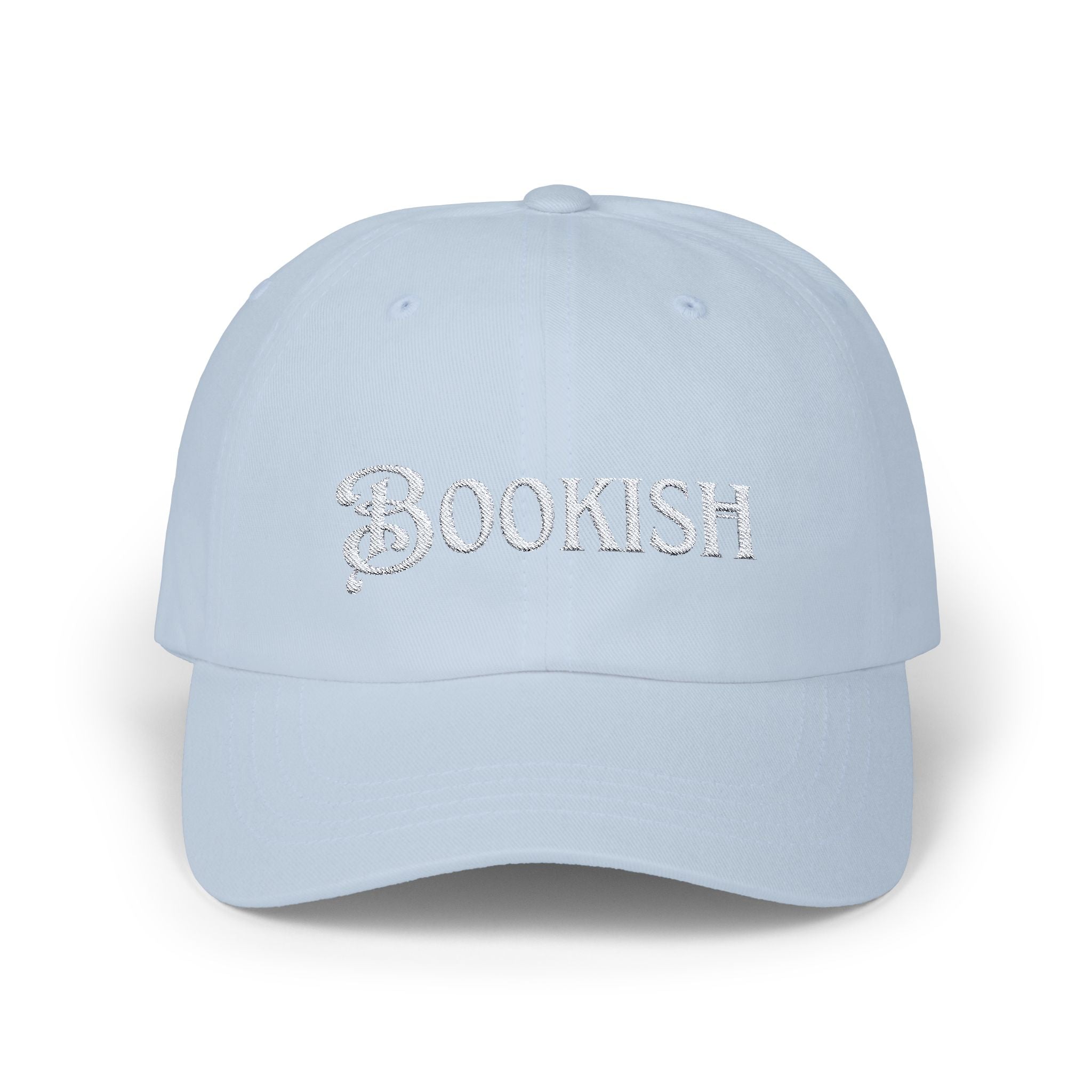 Embroidered Bookish Cap