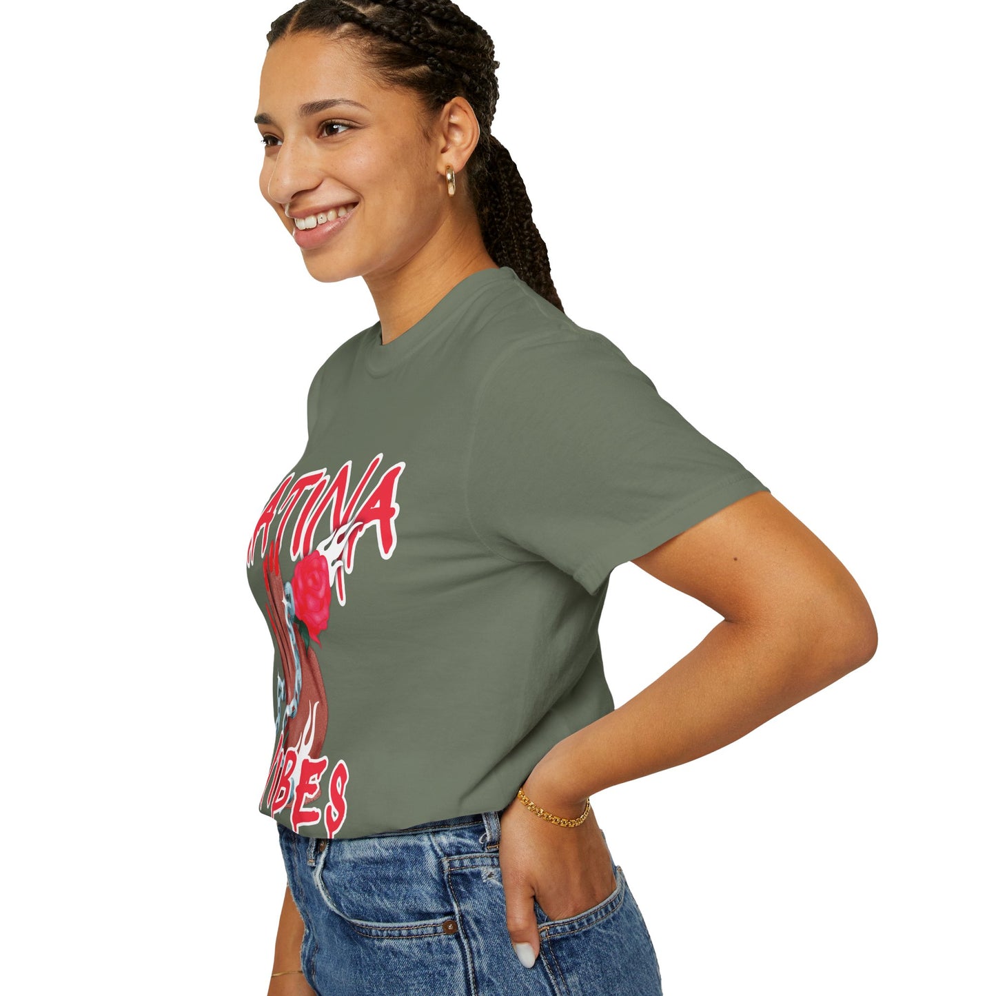Bold, Stylish & Empowering Garment-Dyed T-shirt - Latina Vibes