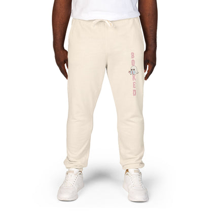 Ghost Reading Book Garment-Dyed Fleece Sweatpants