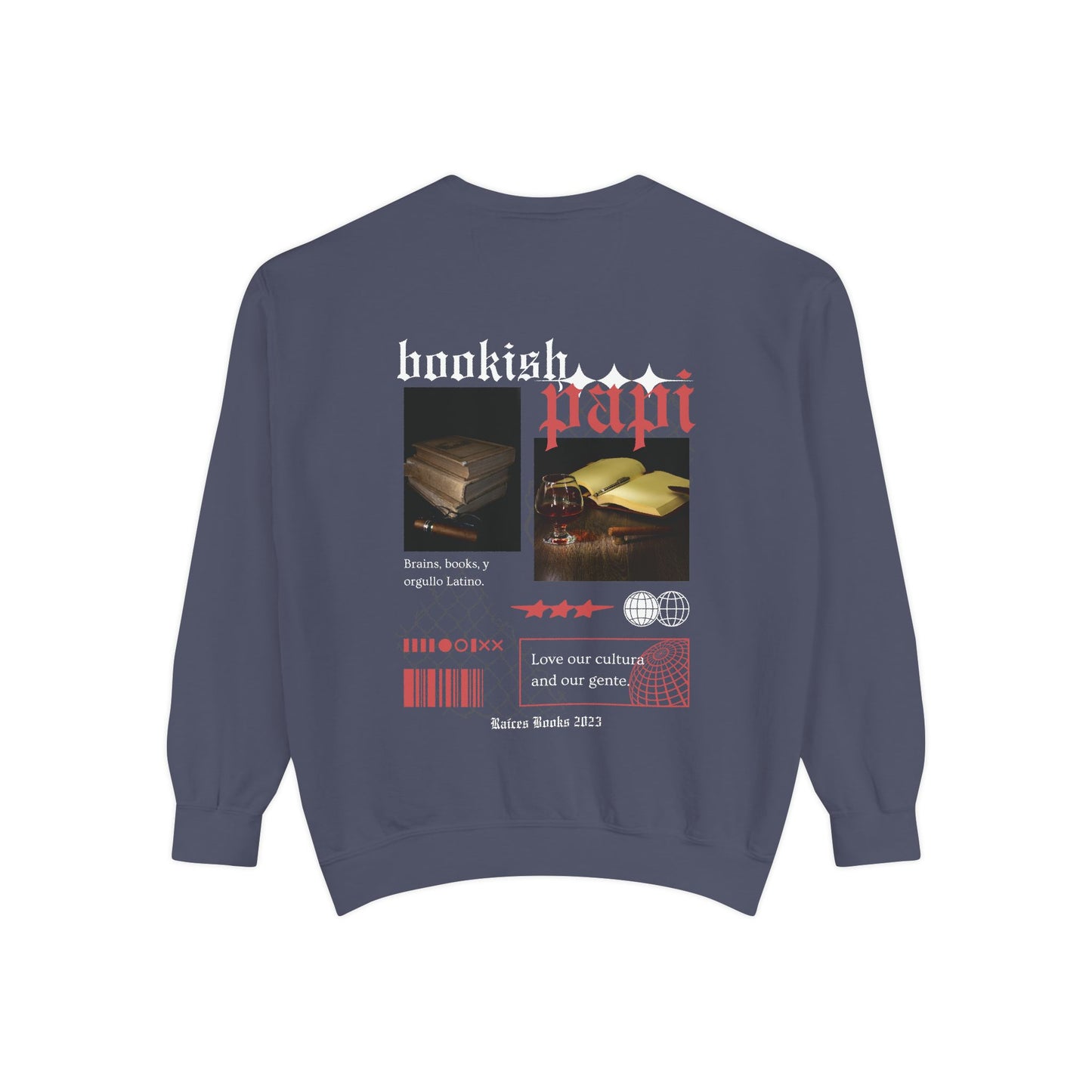 Garment-Dyed Sweatshirt - Bookish Papi