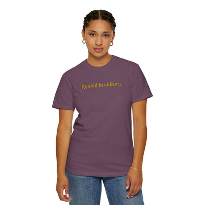 Embroidered Rooted In Cultura Unisex Tee