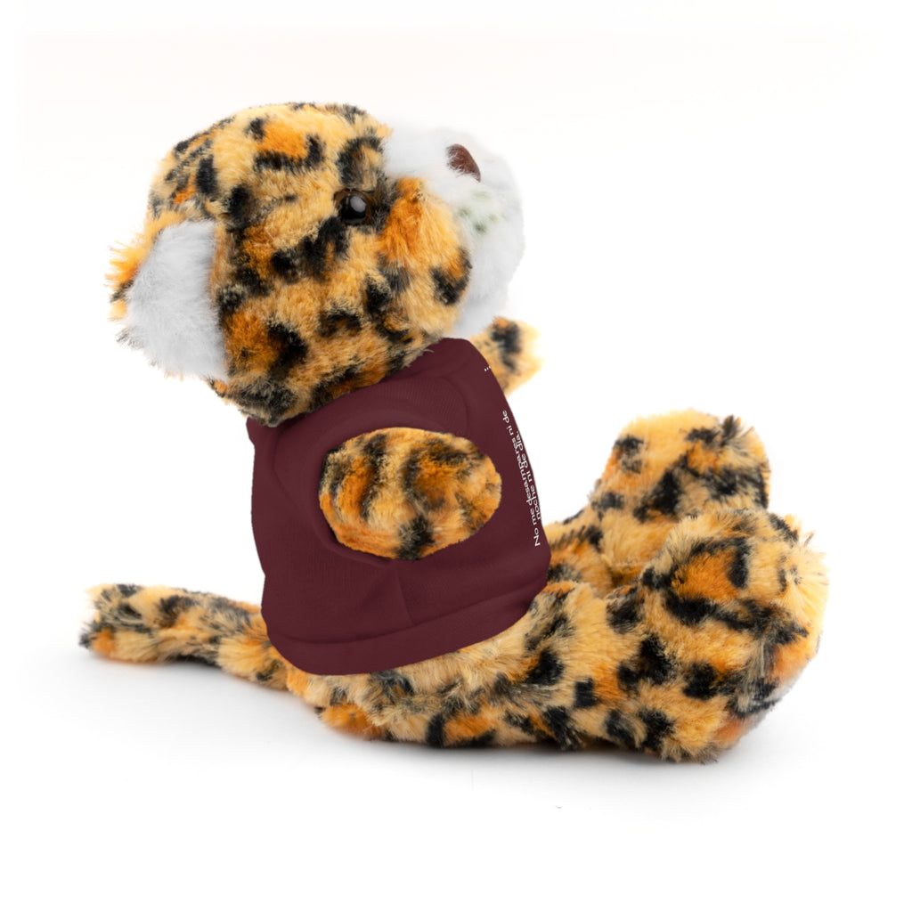 Adorable Stuffed Animal Tee Bear - Cute Gift for Kids, Baby Showers, Birthdays, Nursery Decor, Collectible Plush Toy