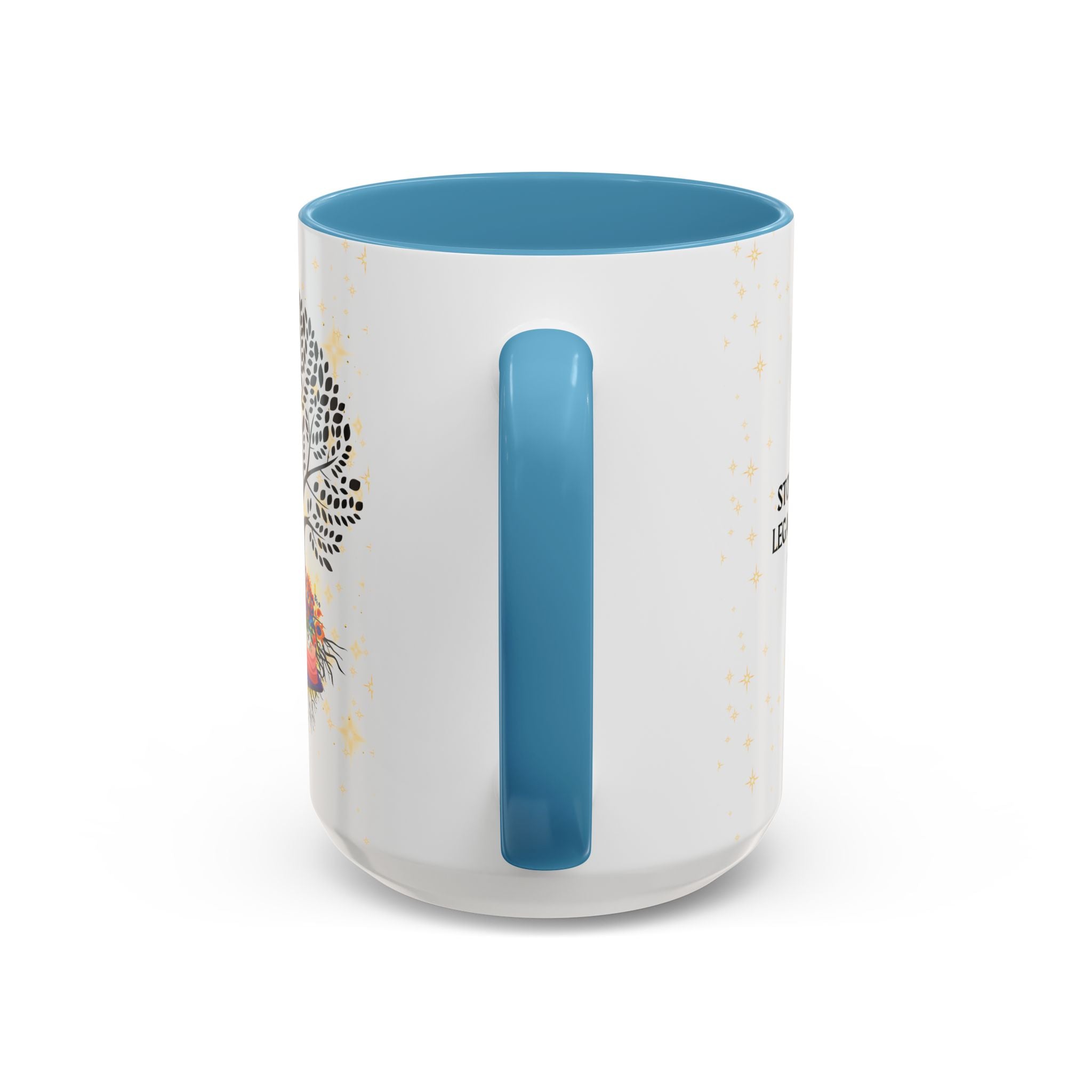 Coffee Mug - Stories are Legacies Too with Catrina, Tree, and Book Design