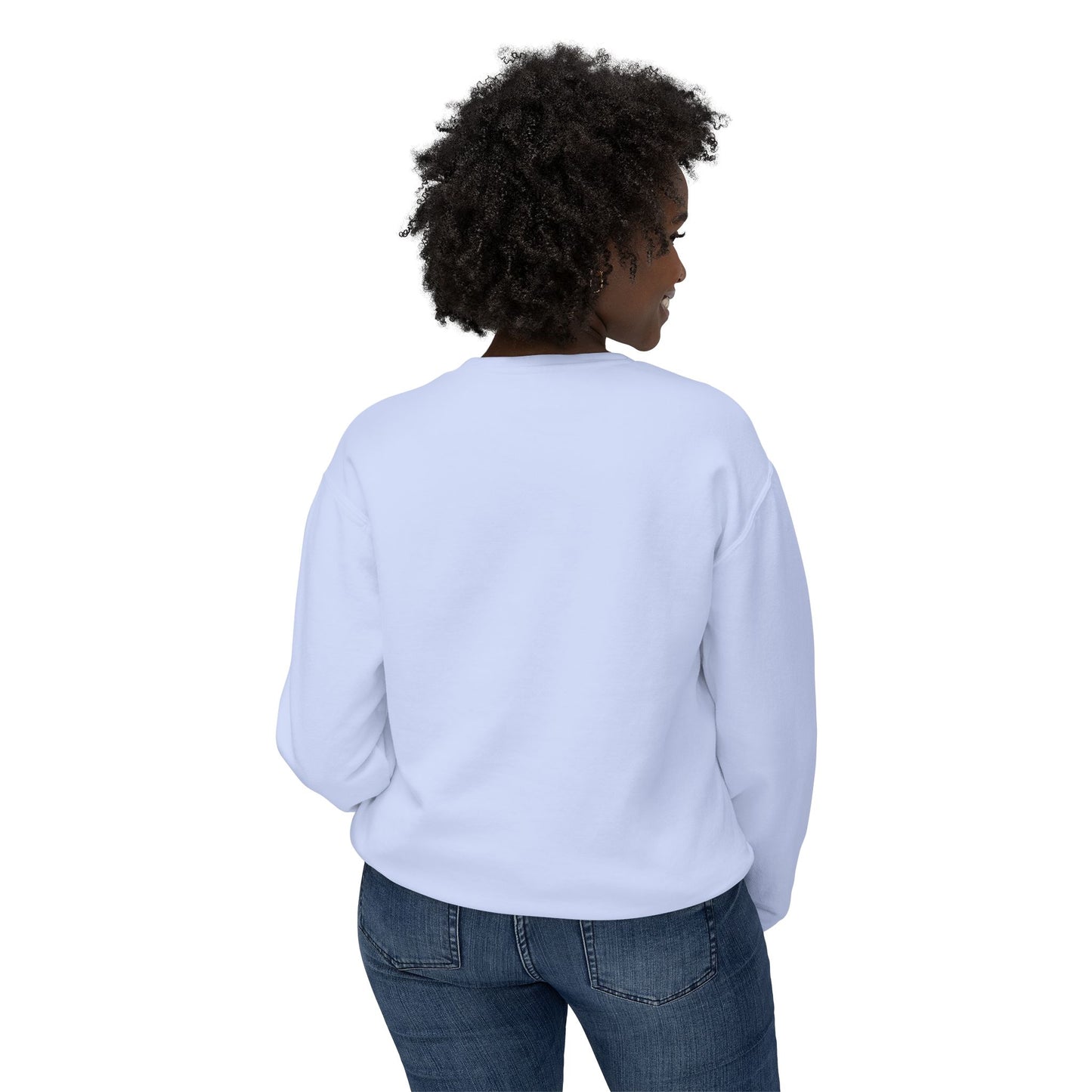 Ghost Reading Book Lightweight Sweatshirt