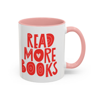 Mug with Heart Design for Book Lovers