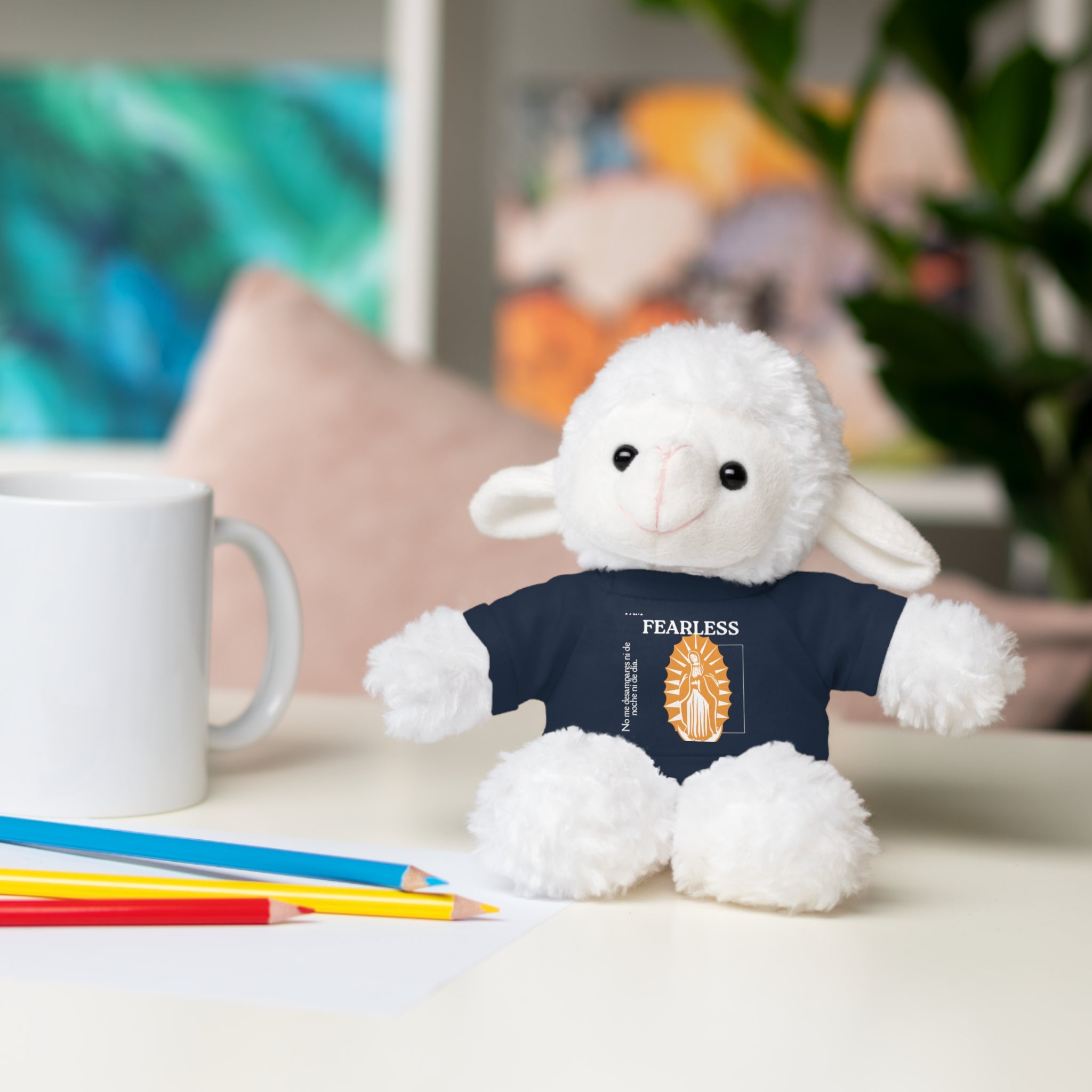 Adorable Stuffed Animal Tee Bear - Cute Gift for Kids, Baby Showers, Birthdays, Nursery Decor, Collectible Plush Toy