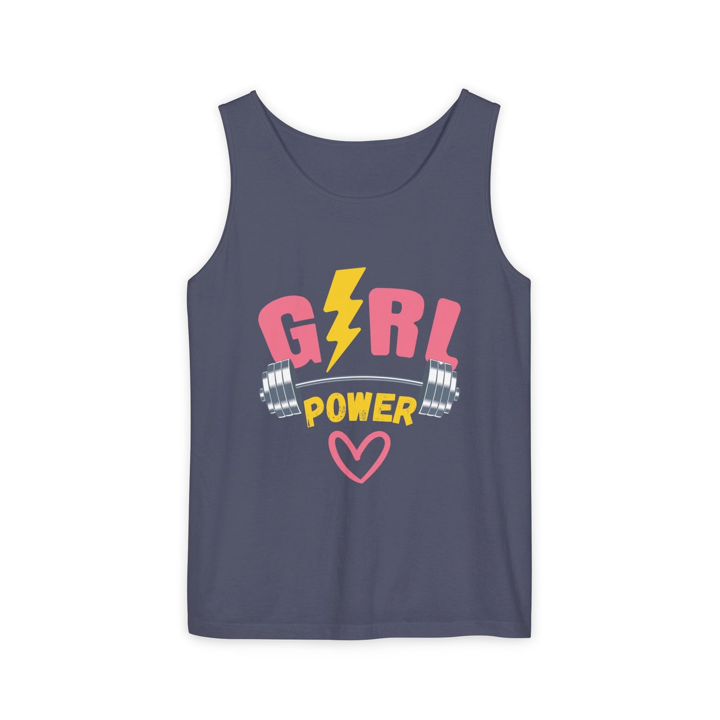 Empower Her: Girl Power Garment Dyed Tank Top