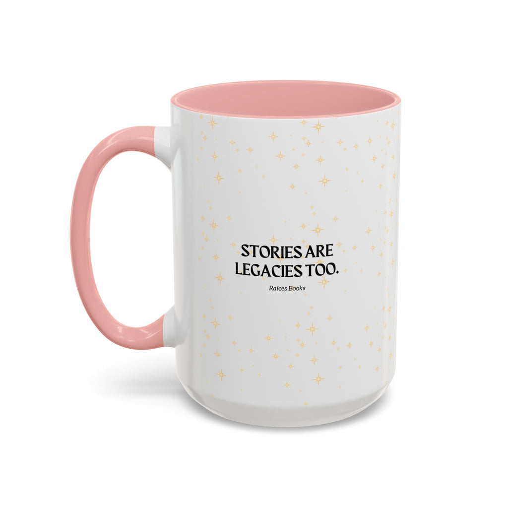 Coffee Mug - Stories are Legacies Too with Catrina, Tree, and Book Design
