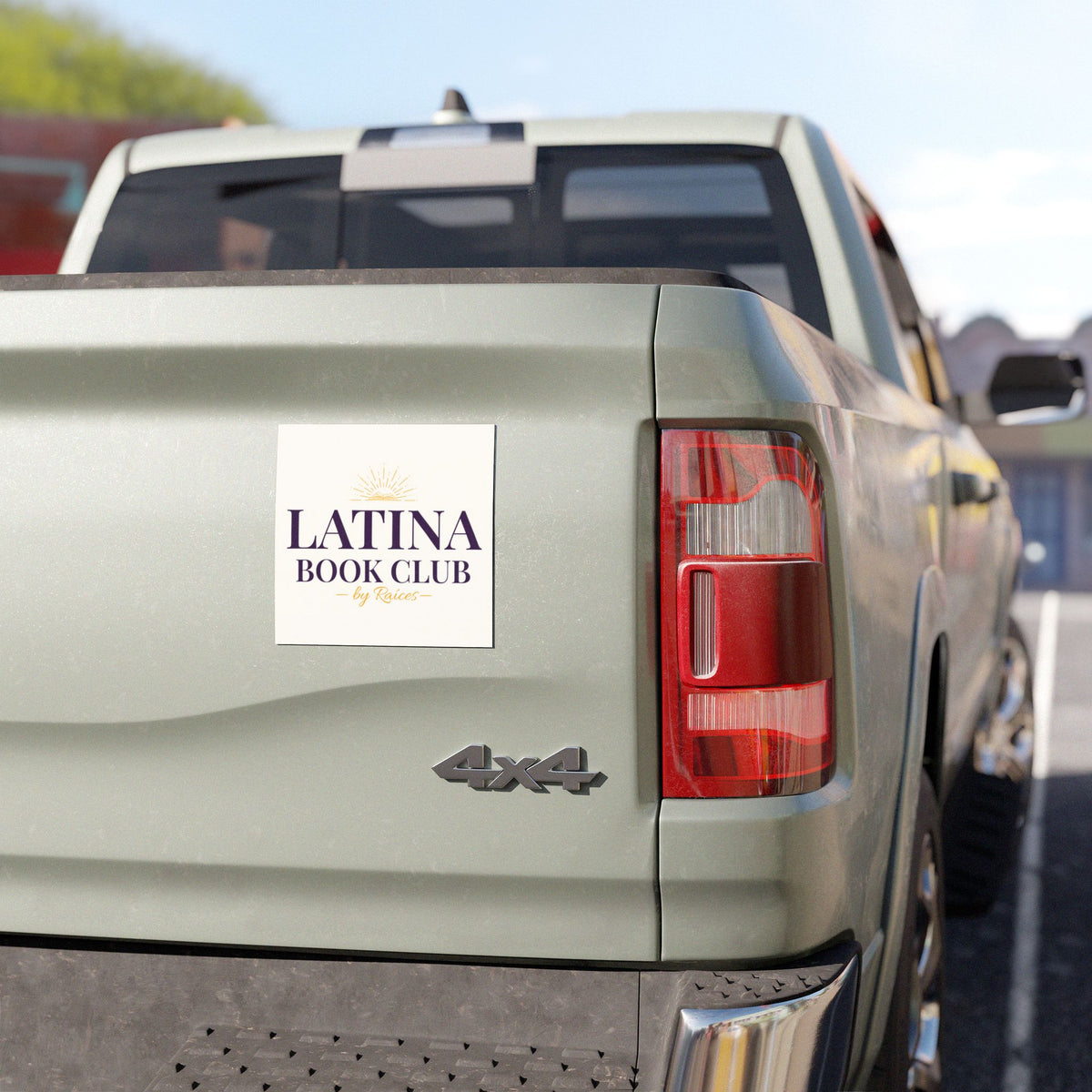 Latina Book Club Car Magnet — 'Latina Book Club by Raíces' Decorative Vehicle Magnet