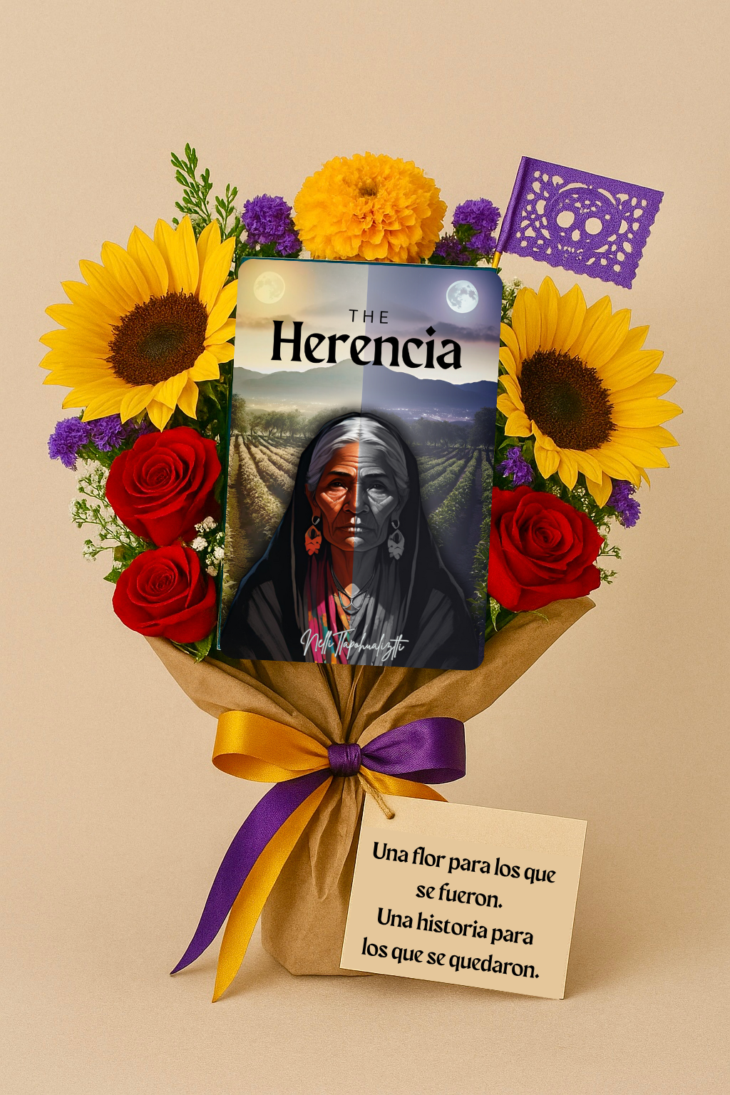 🌼 Día de Los Muertos Book Bouquet