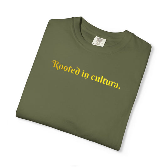 Embroidered Rooted In Cultura Unisex Tee- Empanada Fest Pre-order