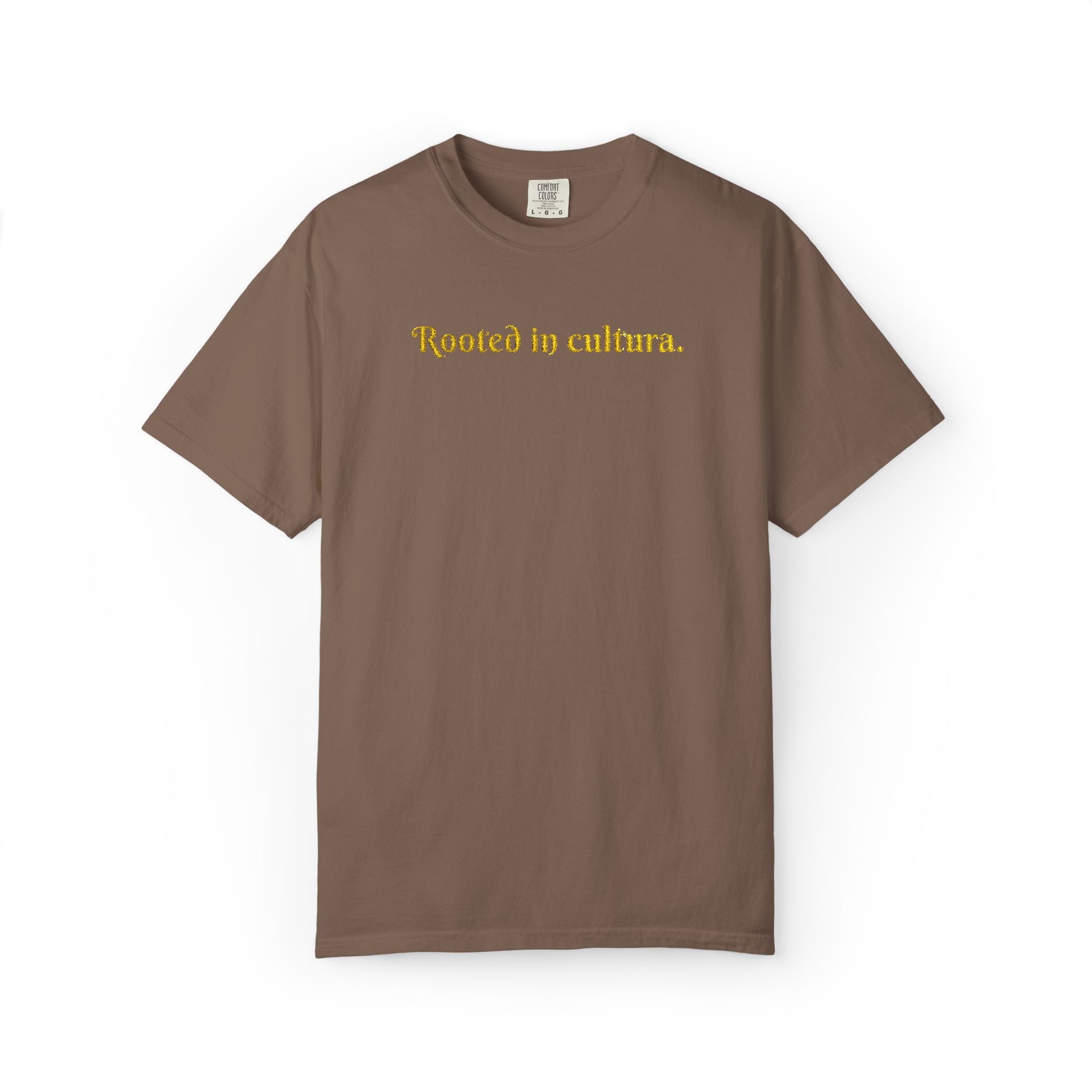 Embroidered Rooted In Cultura Unisex Tee- Empanada Fest Pre-order