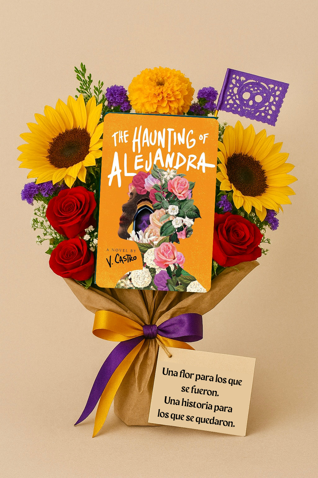 🌼 Día de Los Muertos Book Bouquet