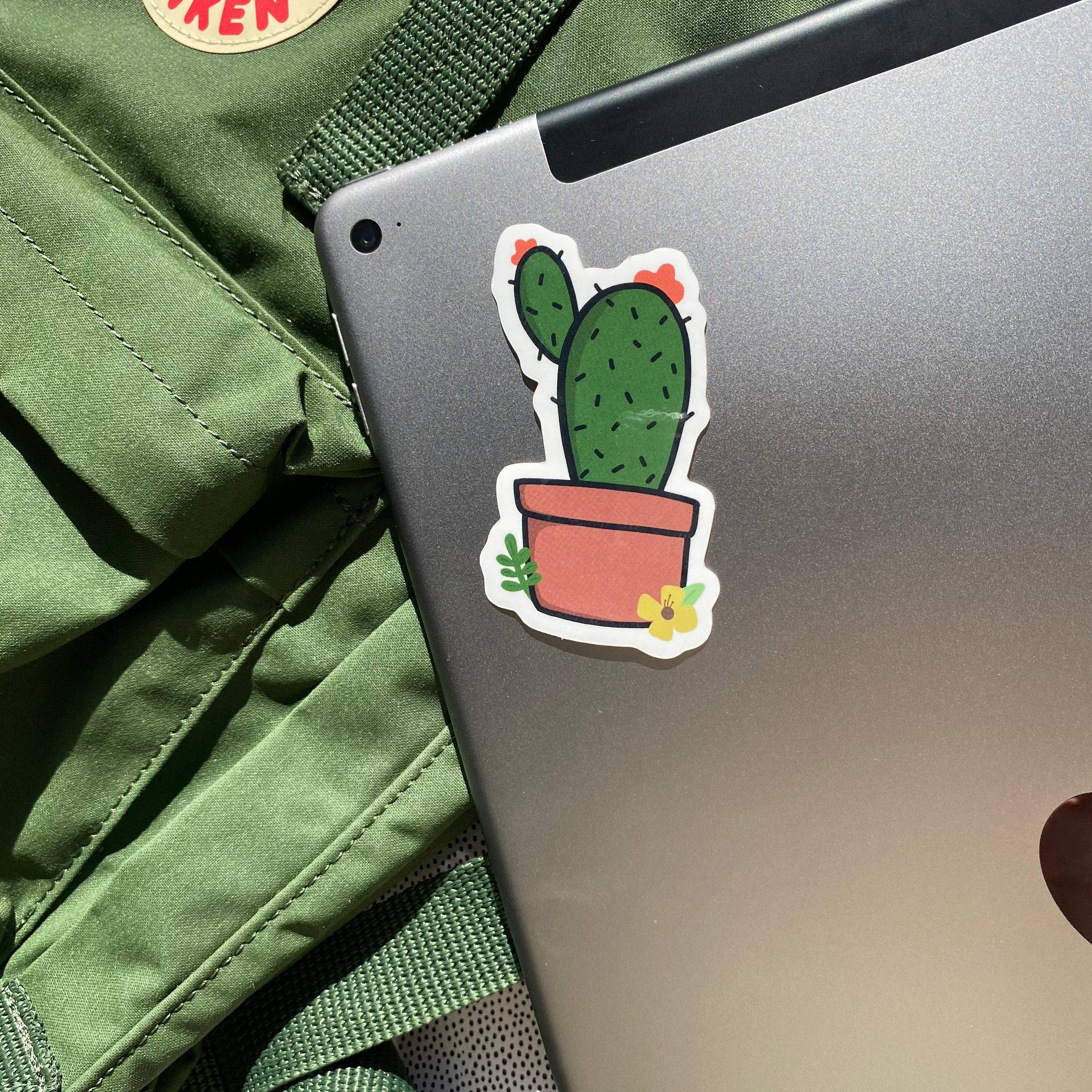 Cactus Planter Sticker