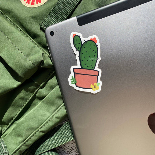 Cactus Planter Sticker