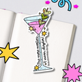 One More Chapter Martini Glass Bookmark