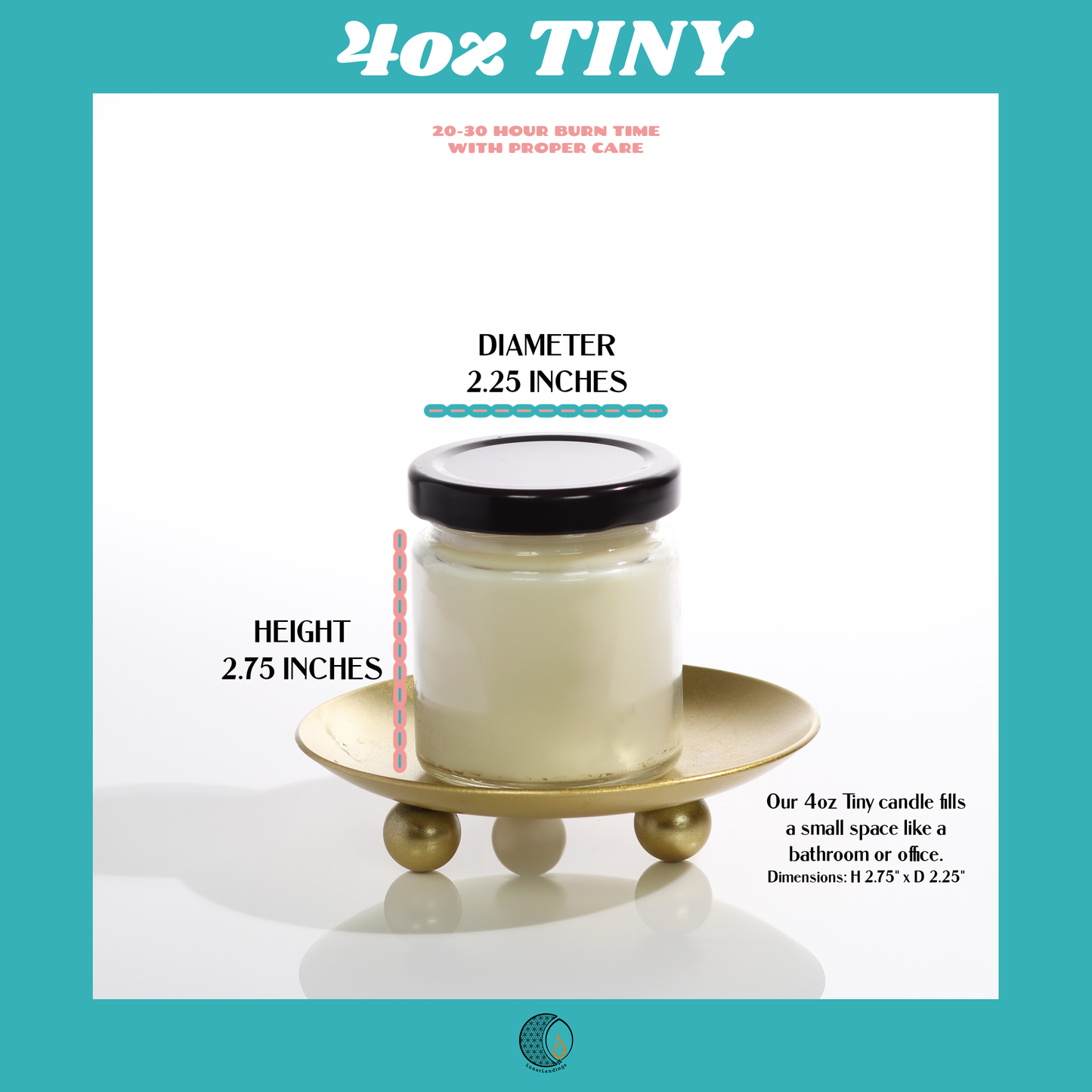 PRIDE Heart Soy Candle