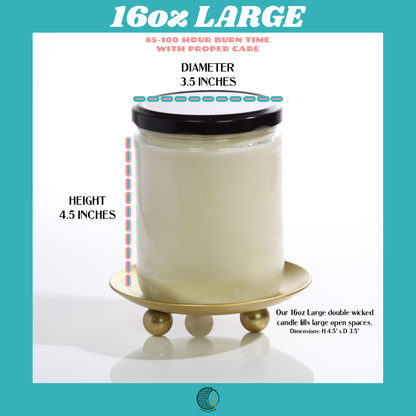 PRIDE Heart Soy Candle